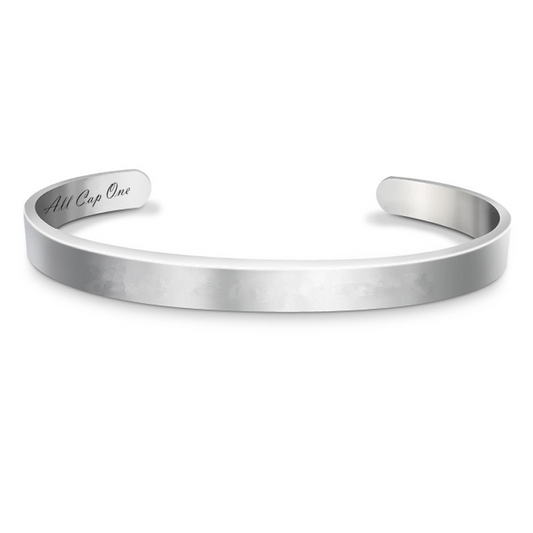 Silver cuff bracelet