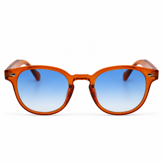 Orange blue fade shades