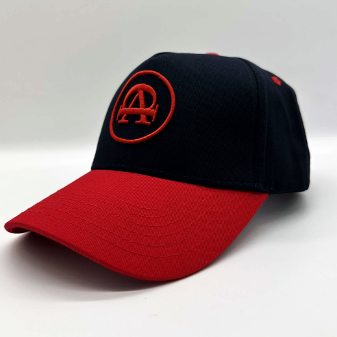 The dark blue and red snapback